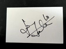 JARI LITMANEN - CALCIATORE LIVERPOOL & FINLANDIA - CARTELLINO BIANCO FIRMATO