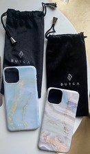 Burga iPhone 11pro / X / XS Handy Hülle Marmor  Smartphone je 6€ m. Schutztasche