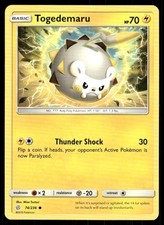Togedemaru 74/236 Common Cosmic Eclipse Pokemon Lightly Played