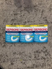 3 Pack Sea Bond Secure Denture Adhesive Seals, Original Lowers, 15 Count