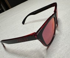 Occhiali da sole Oakley Frogskins OO9013-A7 55-17 Eclipse Red Torch Iridium RARI USATI IN OTTIME CONDIZIONI