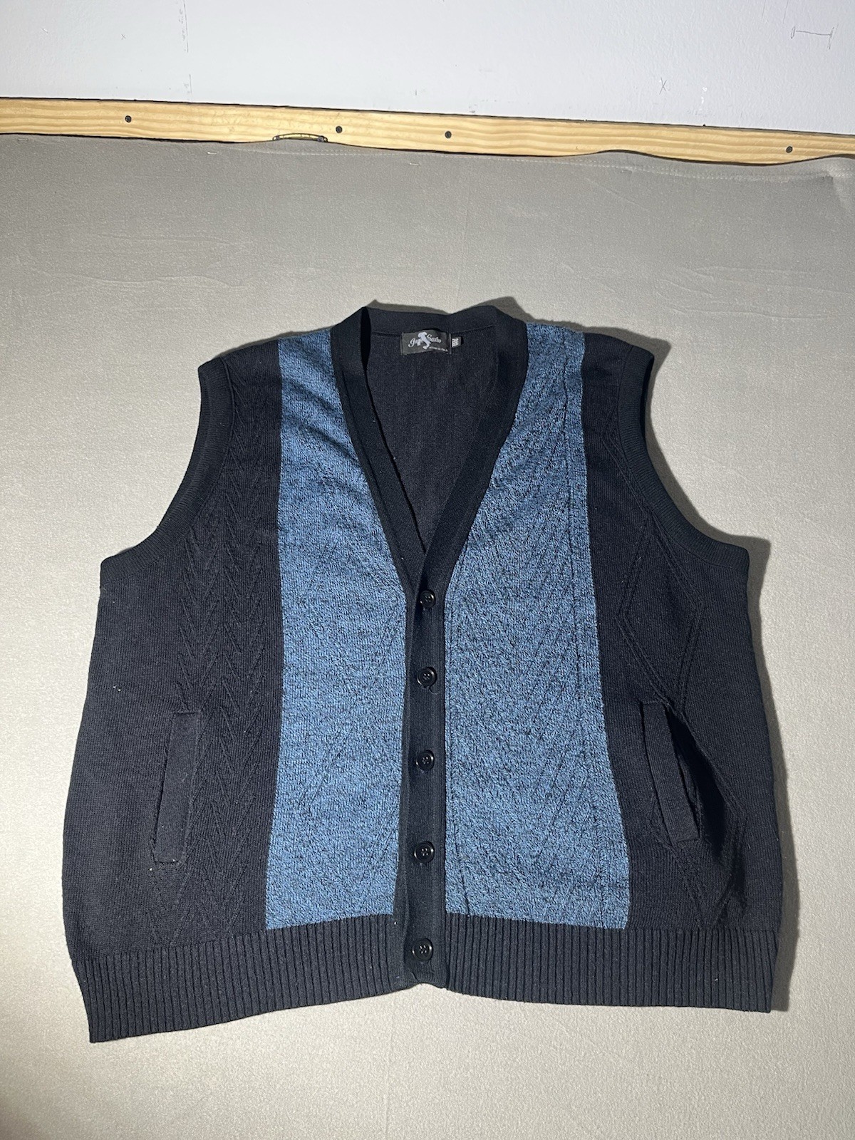 Gran Sasso, Gran Sasso Vintage Cardigan Men’s 3Xl Black Long Sleeve Made In Italy Knit