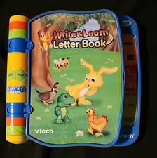 Vtech WRITE  LEARN Letter Book Tested and Working 6 Different Learning Lesson
