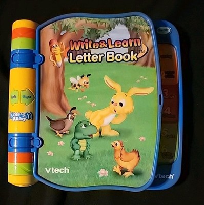 Vtech WRITE & LEARN Letter Book (Tested and Working) 6 Different Learning Lesson