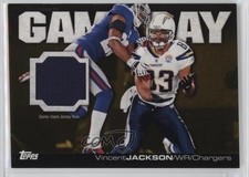 2011 Topps Game Day Relics Vincent Jackson #GDR-VJ no9