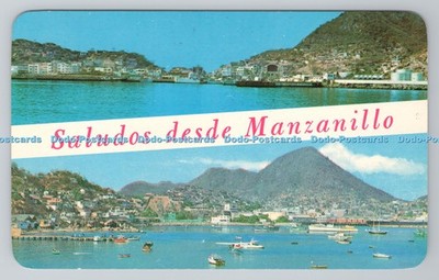 R788425 Saludos Desde Manzanillo. Mexiko. die Bucht und Hafenstadt Manzanillo. I