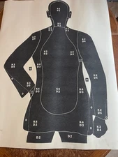 Pack of 50 Official NRA B-21 [B21] LE Silhouette Targets w/ K & D [35" x 45"]