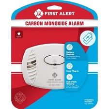 New Sealed First Alert Carbon Monoxide Alarm Plug-In With Battery BackUp CO605-3