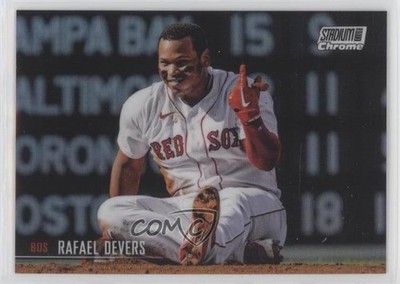 2021 Topps Stadium Club Chrome Refractor Rafael Devers #8 0x1