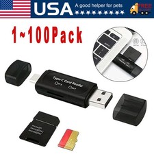 Card Reader USB 3.0 To SD Micro TF Memory Card Adapter PC Laptop Accessories Lot