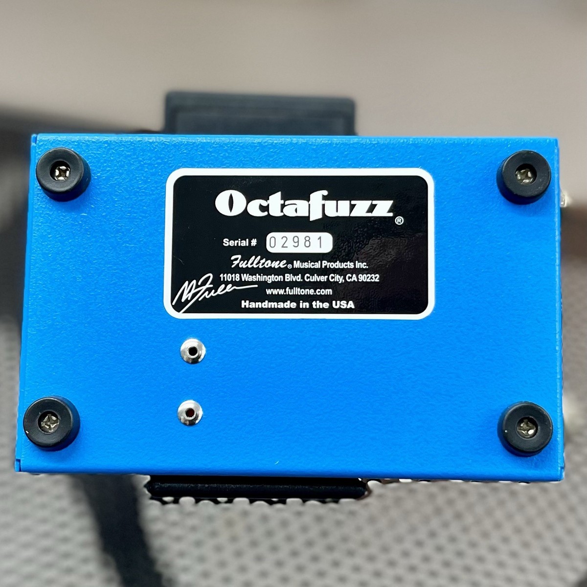 Fulltone Octafuzz ファズ ギターエフェクター Fulltone Octafuzz - Original Big Box - Culver City CA - Near Mint