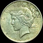 1922 Peace Silver Dollar- Brilliant Uncirculated BU Nice Natural Aging Color