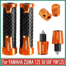 For YAMAHA ZUMA 125 50 50F YW125 NEW Handle Grips Handle Bar End Cap Tire Valve