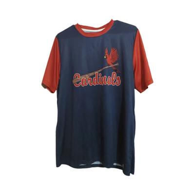 #ad Champion ULTRAFUSE Cardinals Graphic Jersey T Shirt Navy Red Men#x27;s Large $17.99