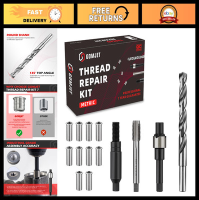 Metric Thread Repair Kit M11X1.5 - 10 Stainless Steel Inserts 30MM, Easy Fix