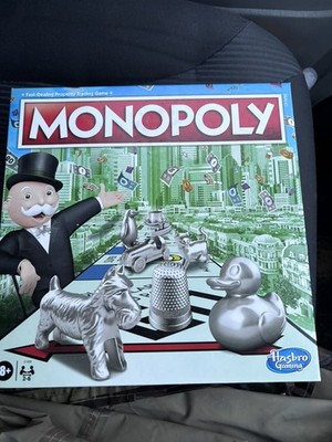 Monopoly Spiel, Familien Brettspiel für 2 bis 6 Spieler, Monopoly Brettspiel für Kinder