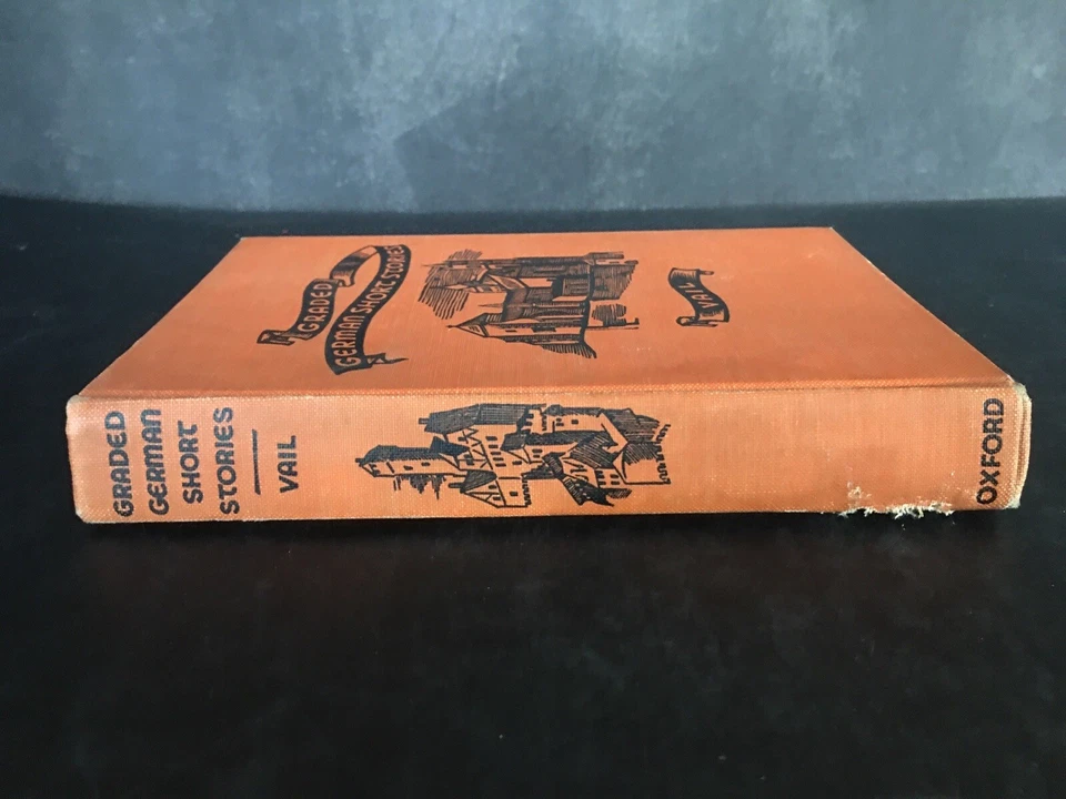 Graded German Short Stories Vintage Hardcover Book by Curtis C D Vail 1941 - Image 3 of 4