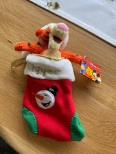 Disney Store - Tigger in Christmas Stocking - Mini Beanie