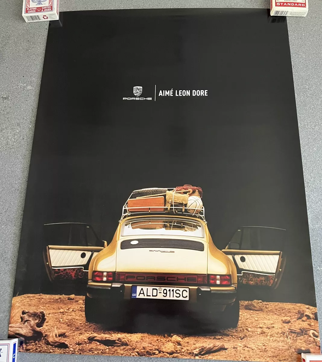 New With Defects Aimé Leon Dore / Porsche 911SC Poster Super Carrera ALD  Aime