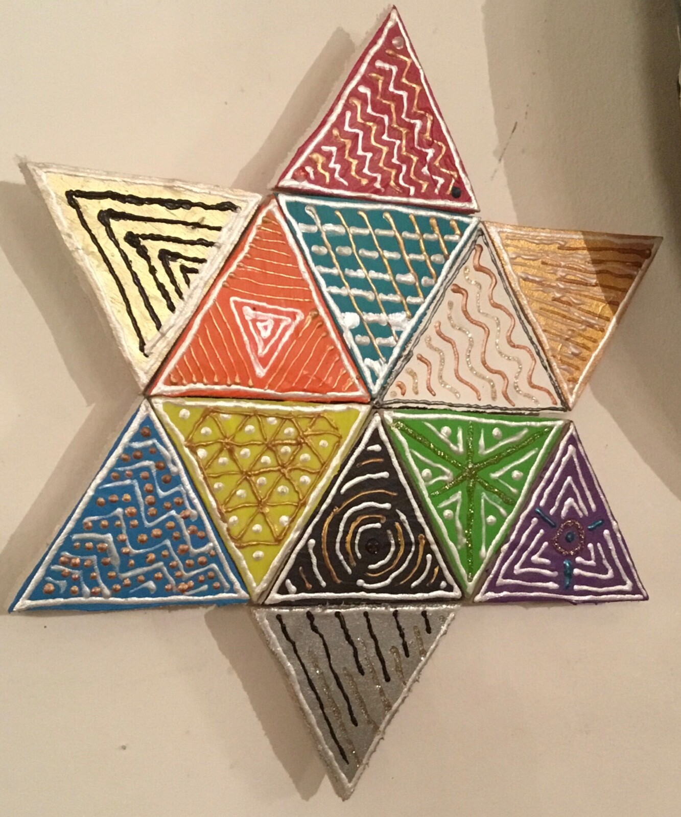 Kit fleur-mandala à peindre Petite Etoile 1 pour créer des souvenirs uniques en famille