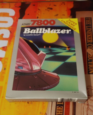 Ballblazer (1983) for ATARI 7800 VCS (Modul, Box Manual) works classic 8-bit