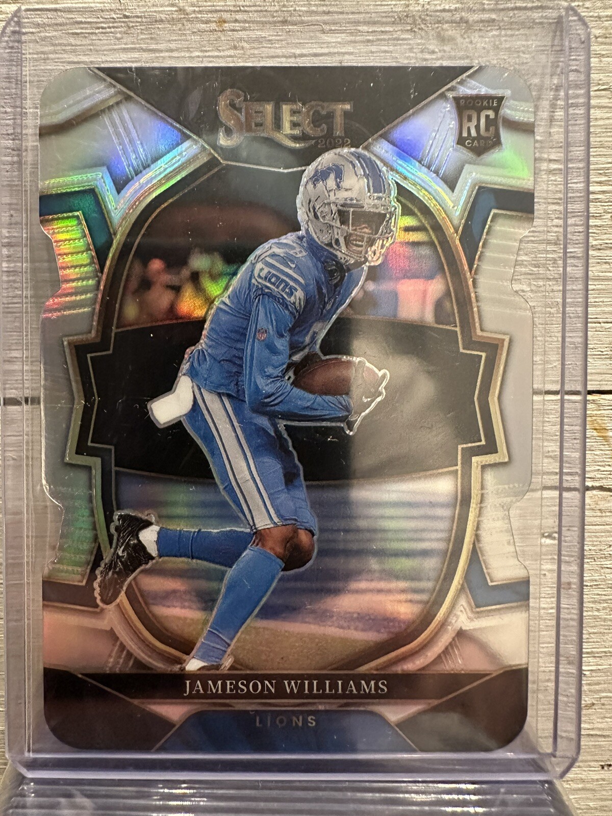 Jameson Williams 2022 Select Concourse Silver Prizm Die Cut #57 Rookie RC
