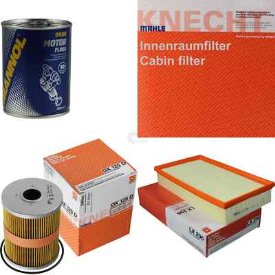 MAHLE / KNECHT Inspektionspaket Filter Set SCT Motor Flush Motorspülung 11607193