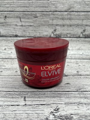 L'Oreal Paris Elvive Color Vibrancy Repair and Protect Balm, 8.5 Fl Oz Jar