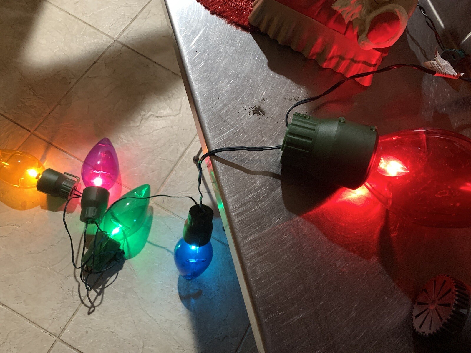 Vintage Costco Jumbo Christmas Lights Used 3 strands Of 5 eBay