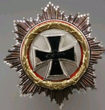 West German World War II 1957 Reissue 1941 German Cross in Gold Decoration