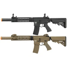 Lancer Tactical ProLine Full Metal SD RIS 9" AEG Airsoft Rifle LT-15C-G2-ME