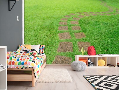 3D Spring Grass ZHUA11850 Wallpaper Wall Murals Removable Self-adhesive Ann