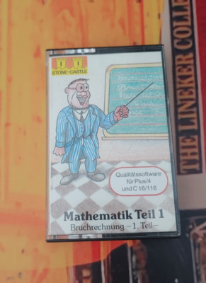 Mathematik 1 (Stone Castle 1986) Commodore 16 116 +4 (Tape, Manual, Box) 8-bit