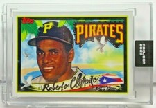 Topps PROJECT 2020 #154 1955 Roberto Clemente by King Saladeen Print Run SP/5916