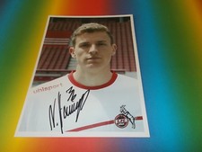 Niklas Hauptmann   1.FC Köln  signiert signed Autogramm auf 20x28 Foto in person