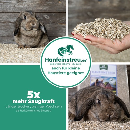 Hanfeinstreu "Lavendel" -  100 Liter - Saugstark, natürlich & duftend - Bild 3 von 7