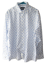 Tommy Hilfiger XL The Flex Supima Slim Fit Stretch Floral Button Front Shirt