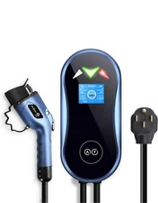 MUSART Level 2 EV Charger with wifi 16/25/32Amp Smart Display 25ft Cable