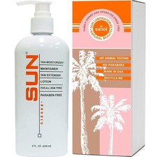 Tan Extender Lotion 8 oz Prolongs Tans for Days, Moisturizes Enhances Glow
