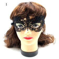 Women Hollow Lace Masquerade Face Mask Cosplay Prom Party Props Costume Eye Mask