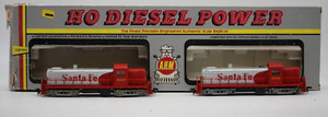 MEHANO (HO). Locomotive diesel Santa Fe n°5707 orange et noi
