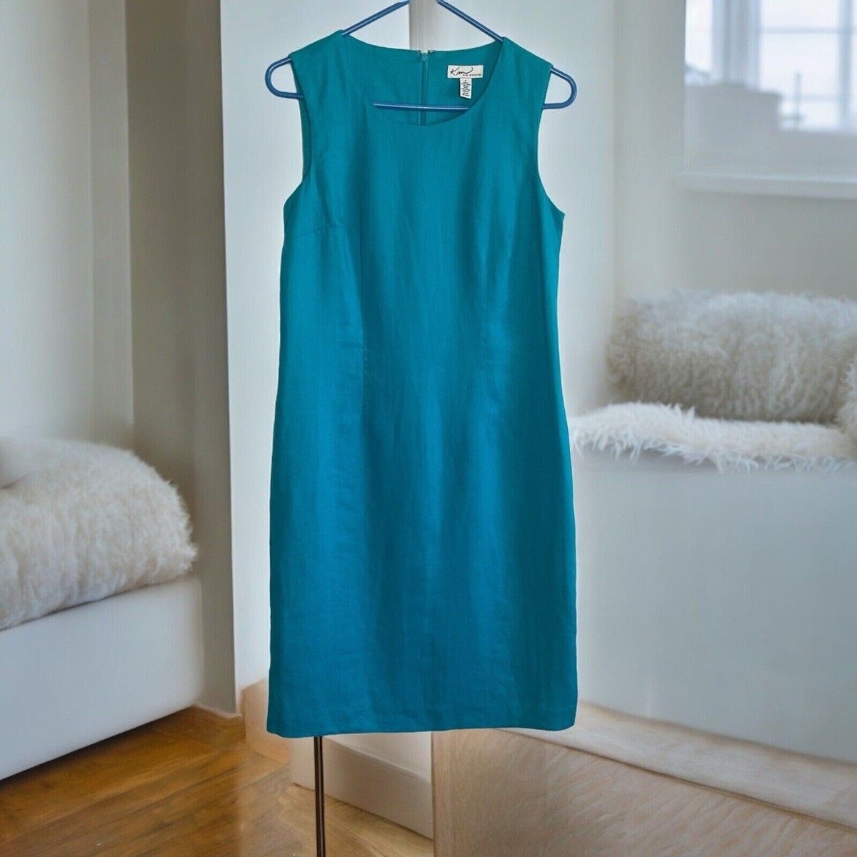 chinese dress ladies Linen Dress Samantha Long Summer Sleeveless Dress main image 1