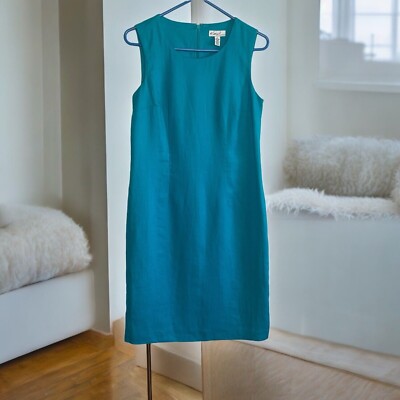 chinese dress ladies Scoop Neck Linen Dress main image 0