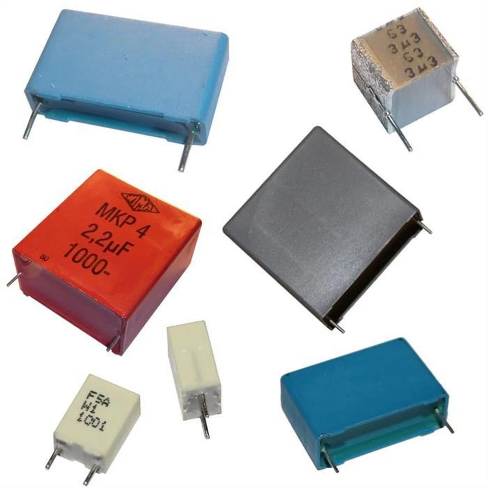 Film FolienKondensatoren MKT MKP Radial verschiedene Werte