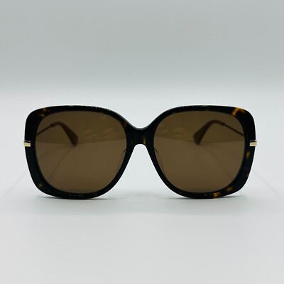 Gucci Brown Acetate Sunglasses Square-frame acetate sunglasses in brown - Gucci | Mytheresa main image 3