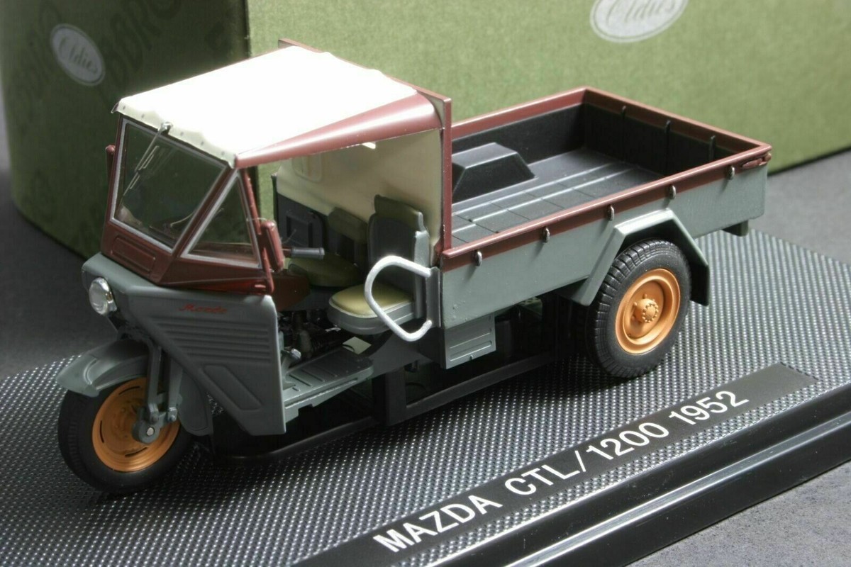 (未使用･未開封品)　エブロ 1/43 マツダ CTL/1200 1952 グレー/ブラウン 完成品 tu1jdyt Ebbro Mazda CTL 1200 1952 Gray / Brown 1/43 Japan 41104 for