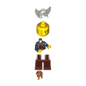 LEGO Castle - Dwarf Minifigure From Set 7040 New