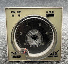 Hanyoung Nux T48N-10A Power Out Delay Analog Timer 24-240V AC/DC Used