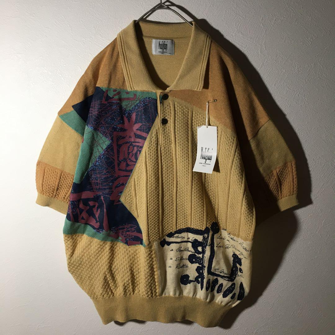 Vintage 90s ShortSleeve SummerSweater Shirt New with tags Size L