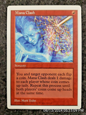 Mana Clash 5th Edition NM Red Rare MAGIC THE GATHERING MTG CARD (DS3D1H4) | eBay Mana Clash 5th Edition NM Red Rare MAGIC THE GATHERING MTG CARD (DS3D1H4) | eBay